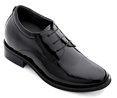 Elevator shoes height increase CALDEN Lightweight Patent Leather Elevator Shoes - 4 Inches - K595101