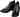 Elevator shoes height increase CALTO Black Leather Chelsea Boots - 3 Inches - T54021