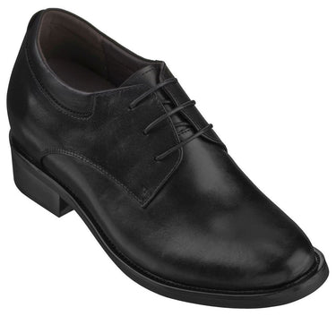 Elevator shoes height increase CALDEN 4-Inch Taller Black Classic Derby Elevator Shoes - K59510