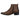 Elevator shoes height increase CALTO - T8113 - 3.3 Inches Taller (Dark Brown) - Zipper Boots