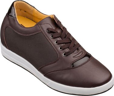 Elevator shoes height increase TOTO - A53271 - 3.2 Inches Taller (Dark Brown)