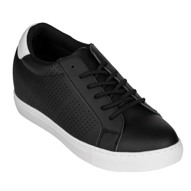 Elevator shoes height increase CALTO - H0831 - 2.6 Inches Taller (Black) - Lightweight