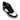 Elevator shoes height increase FSO0130 - 2.5 Inches Taller (Black/White) - Size 9 Only