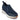 Elevator shoes height increase CALTO - J1435  - 3.3 Inches Taller (Dark Blue) - Casual Chunky Sole Sneaker Loafers
