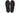 Elevator shoes height increase CALTO - J1931  - 2.6 Inches Taller (Black/Black Sole) - Slip-On Snoafers
