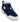 Elevator shoes height increase CALTO - S4132 - 2.6 Inches Taller (Navy Blue/White Sole) - Corduroy Ankle Top Sneak-boot