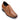 Elevator shoes height increase CALTO Slip-On Brown Leather Dress Shoes - Three Inches - Y3022