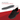 Elevator shoes height increase CALTO - Q215 - 2.8 Inches Taller (Black/Red) - Ultra Lightweight